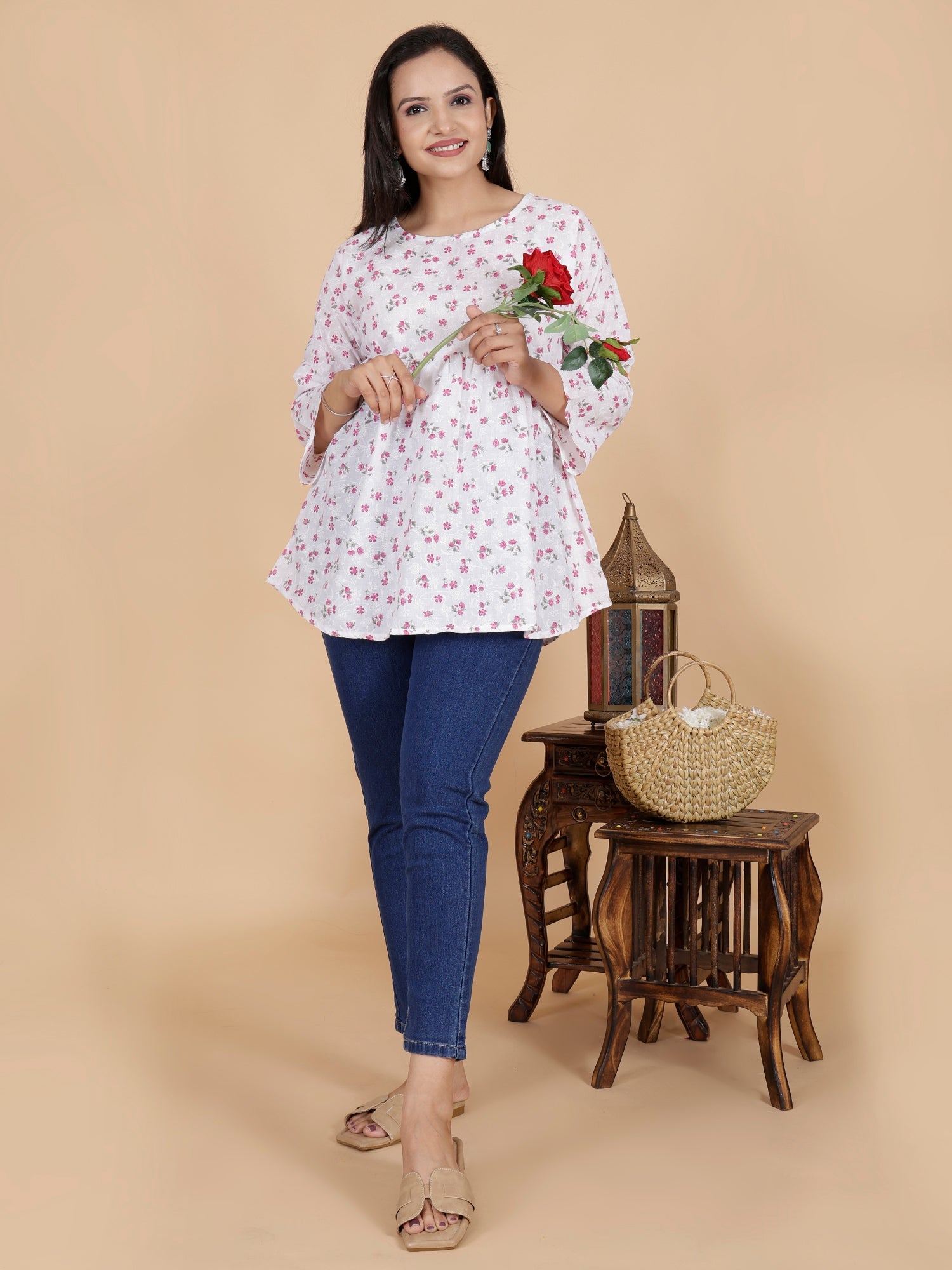 Short Floral Dress For Women short-floral-dress-for-women-s-kurti-694