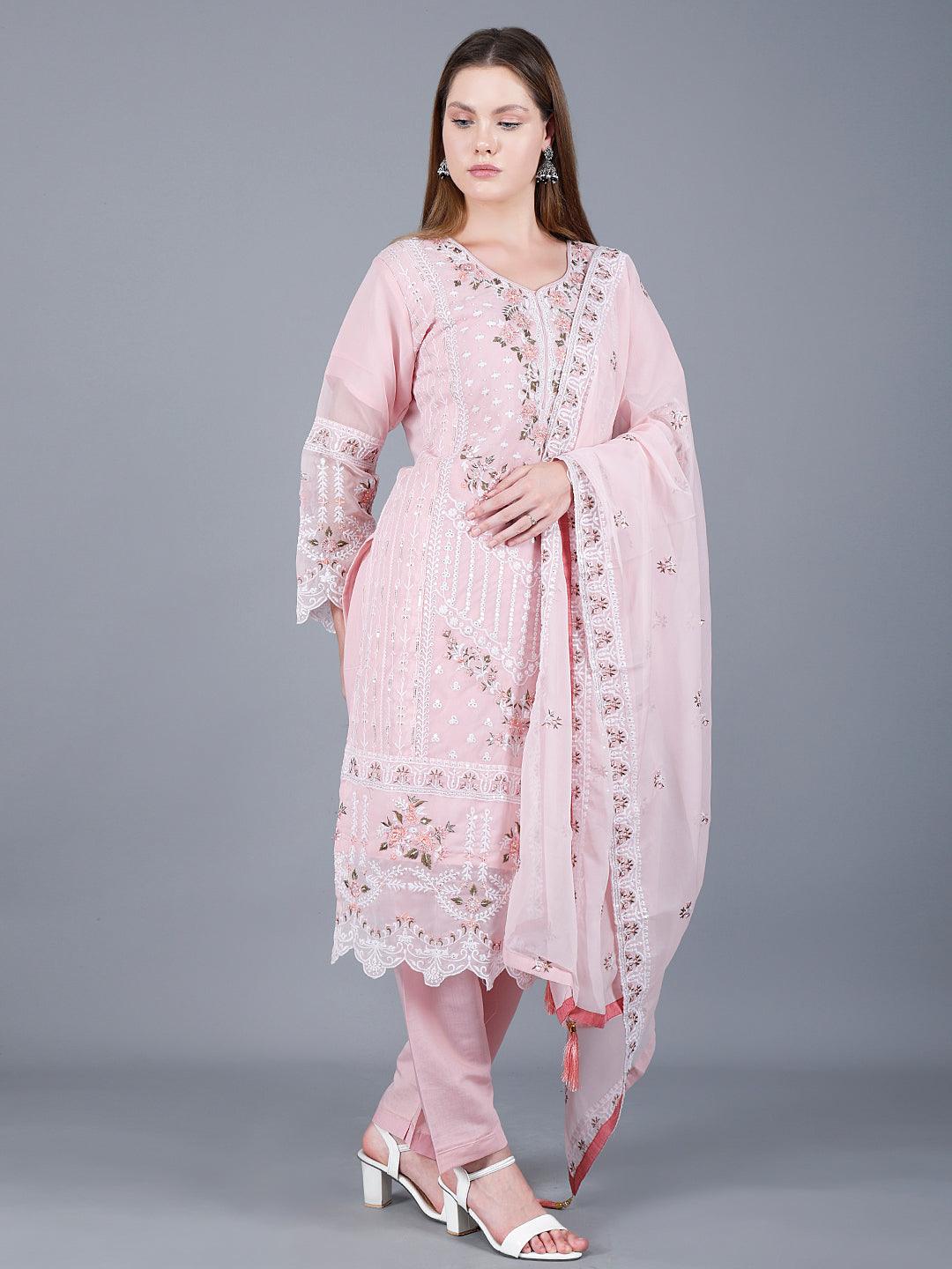 Sufiana 3-Piece Pink Pakistani Suit for Women p3 roseus-range-3-ethnic-suit-189