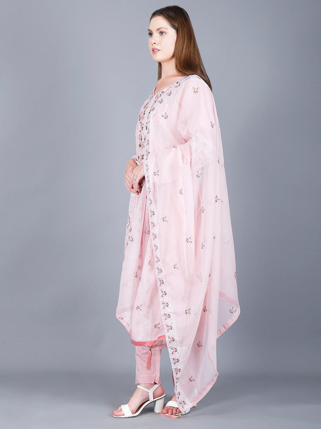 Sufiana 3-Piece Pink Pakistani Suit for Women p3 roseus-range-3-ethnic-suit-327