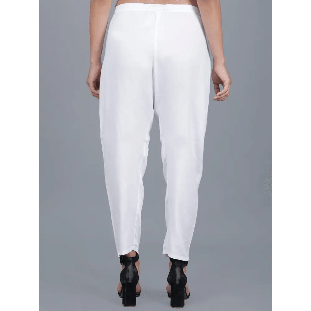 Sufiana White Rayon Trouser for Women white-rayon-trouser-for-women-716-274204